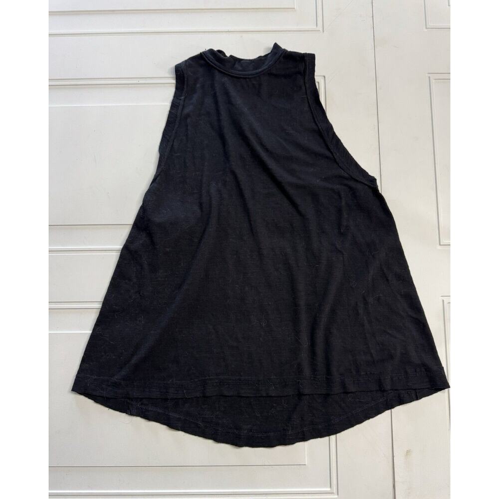 We The Free Tank Top Womens Small Black We The Free Burnout High Neck Racerback